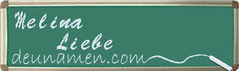 Melina Liebe Visitenkarte